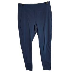 Mountain Hardwear Blue Hiking Leggings Size Medium
